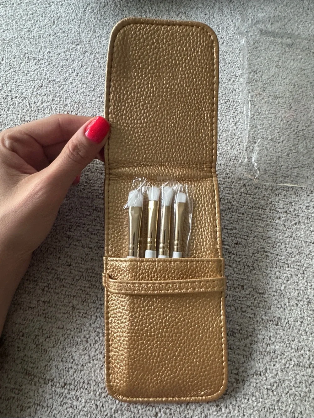 FLEKK 4 Piece Gold Brush Set